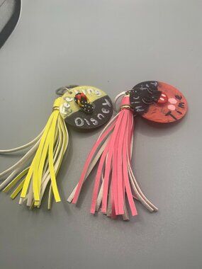 2ct Disney themed oogie boogie & mickey lanyards